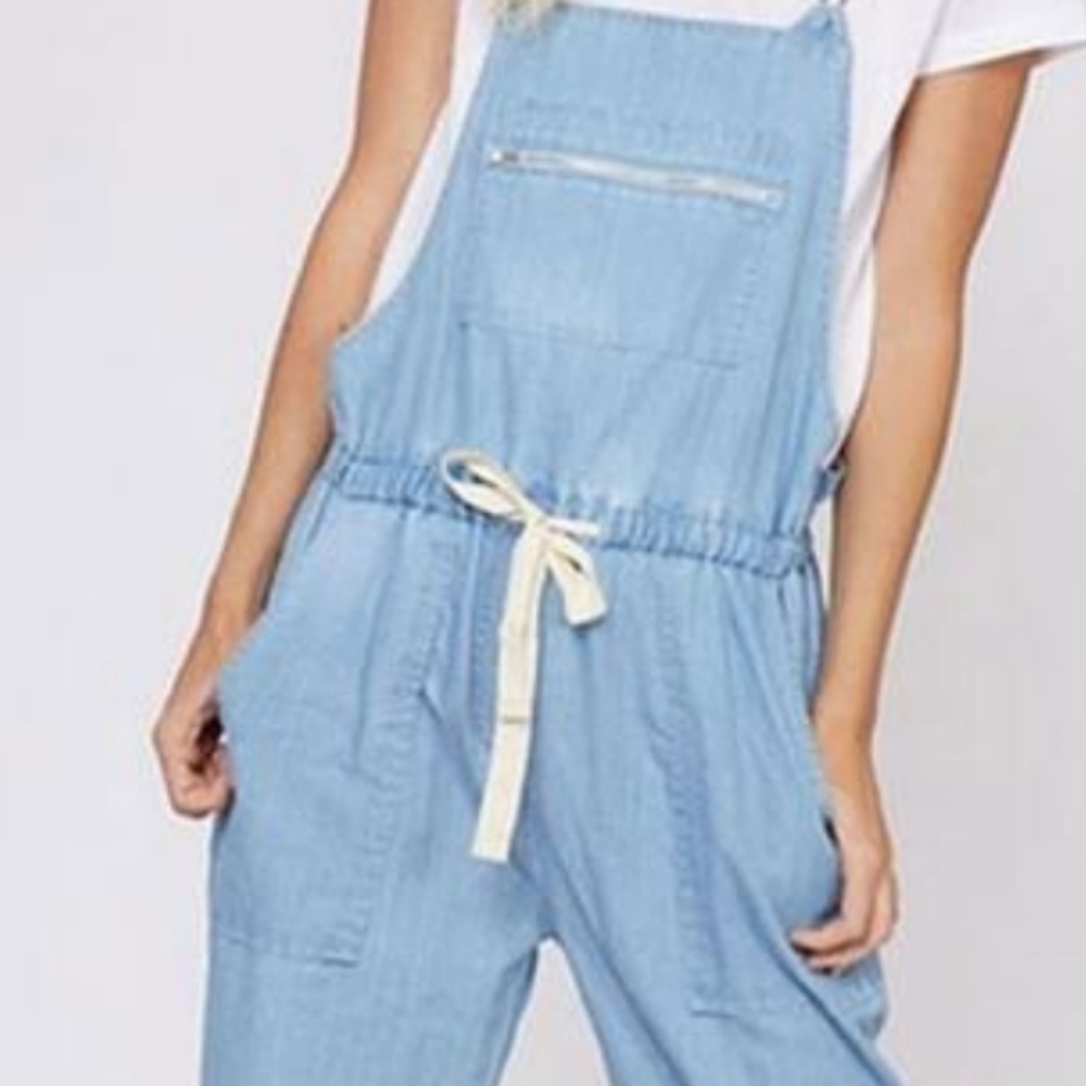 Denim overalls